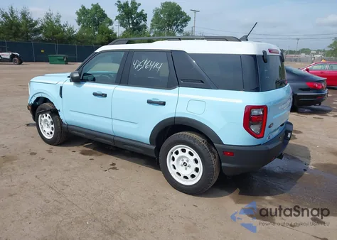 2024 Ford Bronco Sport Heritage из США, поврежденный, VIN 3FMCR9G69RRF69813